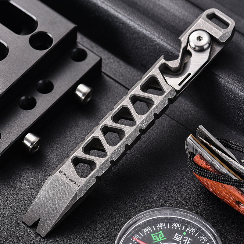 Titanium Crowbar Multifunctional Tools Outdoor Survival Gear