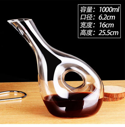 Crystal wine decanter glass Creative wine pot dispenser