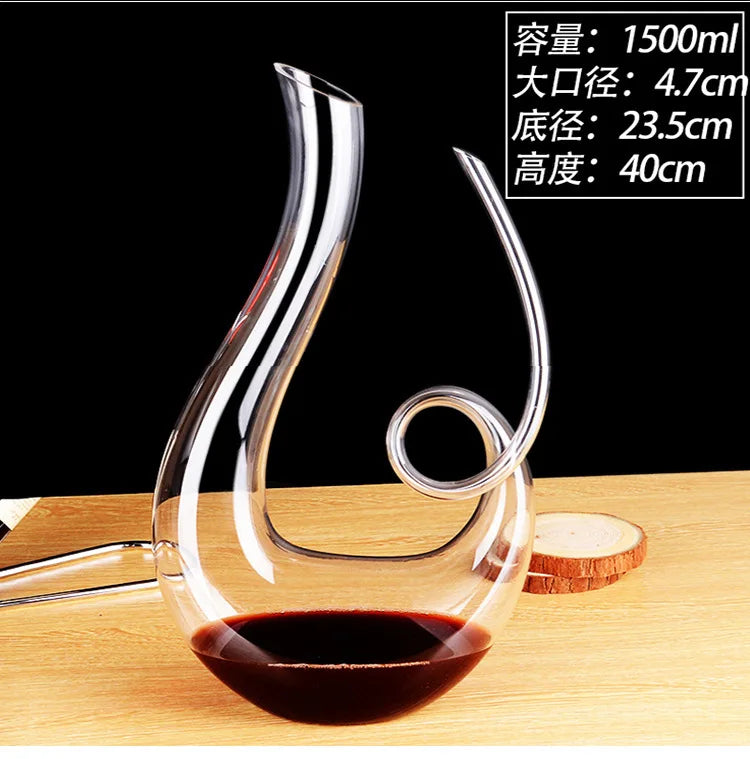 Crystal wine decanter glass Creative wine pot dispenser