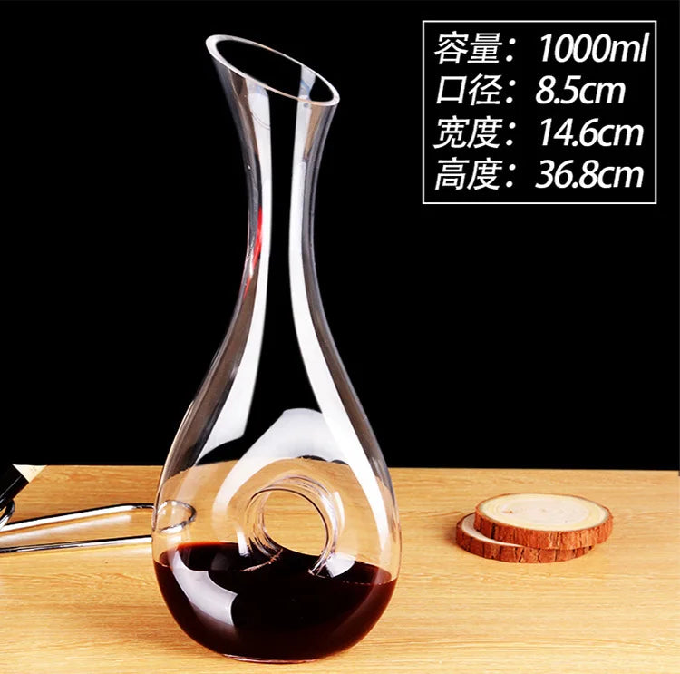 Crystal wine decanter glass Creative wine pot dispenser