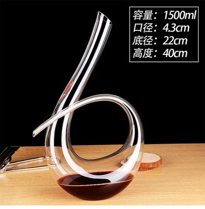 Crystal wine decanter glass Creative wine pot dispenser